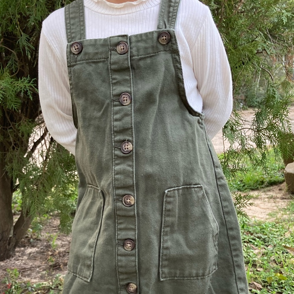 Cute overall dress bundle! (Shirts not included)